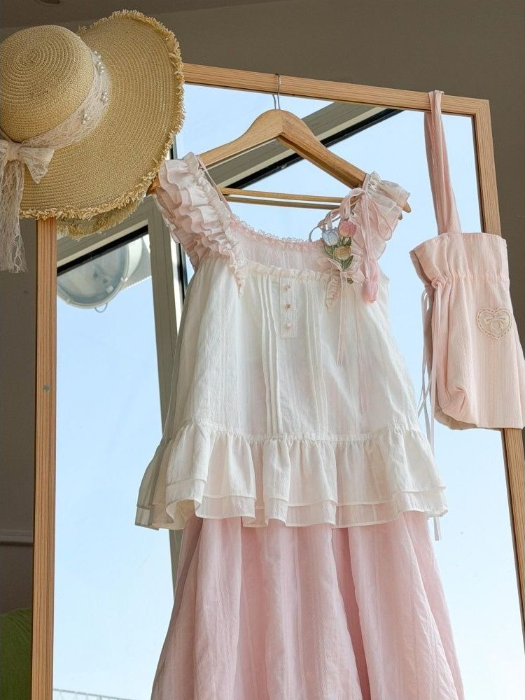 Süßes Kawaii-Set mit Rüschenbe – Fly Line Bewertung und Preis